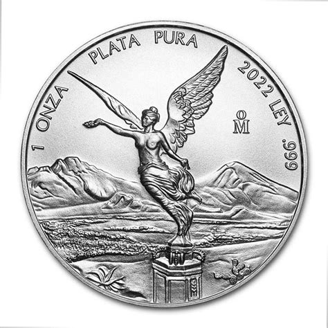 2022 1/10 oz mexican silver libertad coin bu